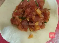 Illustration of how to make bamboo shoots and meat buns 9