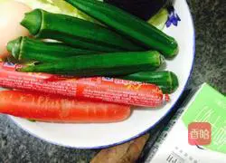 Okra Egg Illustration of how to make pancakes with avocado 1