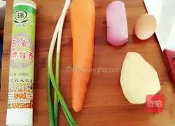 Three shredded fried noodles recipe 1