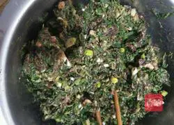 Illustration of how to make shepherd's purse dumplings 4