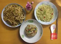 Illustration of how to make rainbow fried rice 6