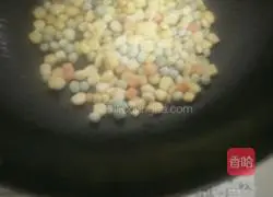 Illustration of the four brothers' fried rice recipe 2