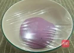 Illustration of how to make purple sweet potato and rose steamed buns 7