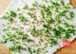 Illustration of how to make scallion pancake 6