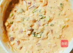 Illustration of how to make kimchi pancake 6 