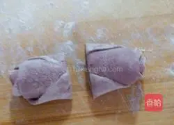 Purple sweet potato and rose flower steamed buns are delicious! Recipe 8