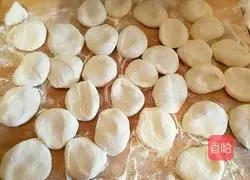 Illustration of how to make cucumber and egg vegetarian dumplings 16