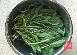 Spinach egg pancake recipe 1