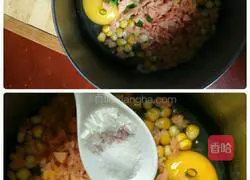 Corn, ham and egg pancake recipe 3