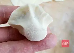 Illustration of how to make vegetarian three fresh dumplings 14