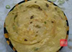 Illustration of how to make green onion cake 11