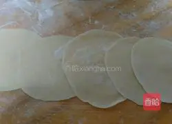 Illustration of how to make dumplings stuffed with pork and chives 6