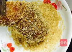 Illustration of making simple pork chop sandwich 8