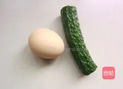 Cucumber egg pancake recipe 1