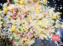 Bacon and egg fried rice Practice illustration 20