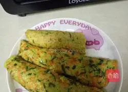 Illustration of how to make fried egg pancakes 4