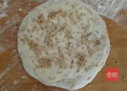 Sesame meat floss pancake recipe 8
