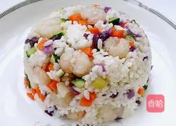 Illustration of how to make shrimp fried rice 6