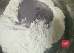 Illustration of how to make black rice steamed buns 3