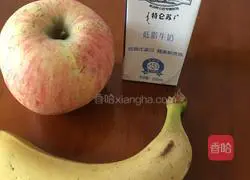 Apple Banana Milk Cake Recipe Illustration 1