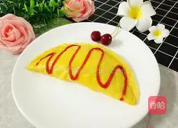 Dumpling omelette rice Illustration of how to do it 1