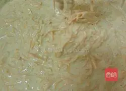 Illustration of how to make pumpkin milk and egg pancakes 10