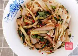 Illustration of how to make cold roll noodles 5