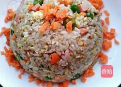 Illustration of how to make egg fried rice 3