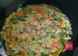 Vegetable egg pancake recipe 5