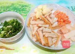 Illustration of how to make fried noodles with squid and shrimp 2
