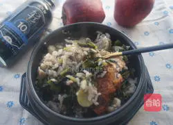  Recipe for Braised Rice with Lettuce Leaves and Broad Beans 10