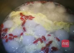 Wine Rice Illustration of how to make black sesame glutinous rice balls 8