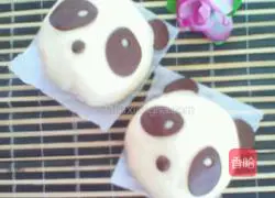 Panda Steamed Bun Recipe Illustration 9