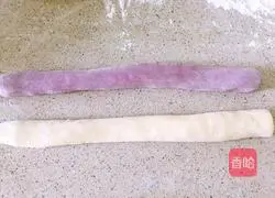 Illustration of how to make purple potato blossom steamed buns 4