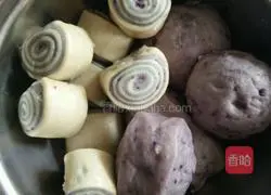 Recipe for Purple Sweet Potato Steamed Bun Rolls Illustration 8
