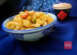 Illustration of how to make fried steamed buns 10