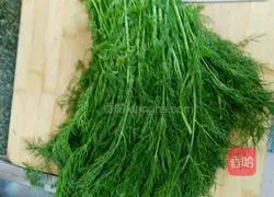 Illustration of how to make fennel dumplings 1