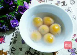 Pumpkin black sesame glutinous rice balls recipe 13