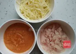 Chicken and vegetable pancake recipe 2