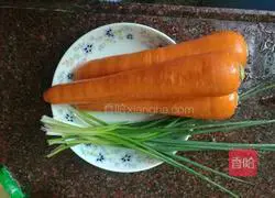 Illustration of how to make carrot, mushroom and pork dumplings 1