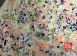 Three Vegetable Egg Pancakes Recipe Illustration 10