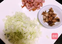 American BBQ Sausage Fried Rice Recipe Illustration 2
