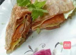 Illustration of how to make Taiwanese hand cakes 8