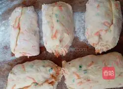 ( Hot noodles) Illustration of how to make carrot shredded cake 8