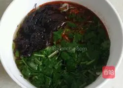 Sour soup dumplings Illustration of how to make sour soup 5