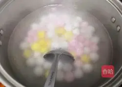 Illustration of how to make smooth glutinous rice balls 4