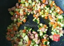 Egg Fried Rice (Colorful Egg Fried Rice) Recipe Illustration 6