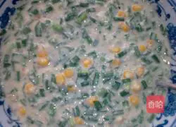 Illustration of how to make bean dregs and chive tortillas 5