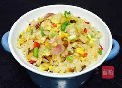 Illustration of how to make egg fried rice 15 