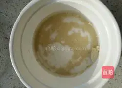 Illustration of how to make hollow sesame cake 2